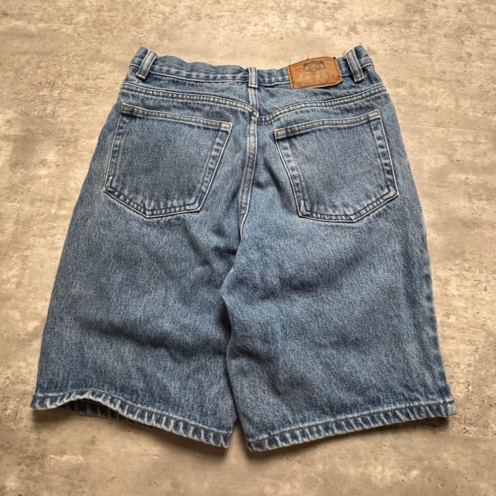 Route 66 Jorts Women 27 Light Wash Baggy High Rise Denim Shorts
